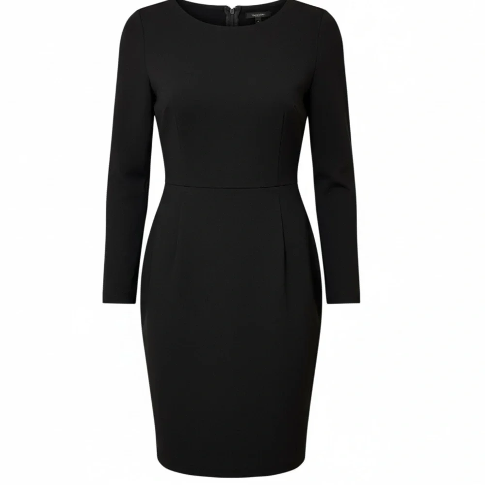 J. Crew Classic Black Long Sleeve Dress Women's Size XXS